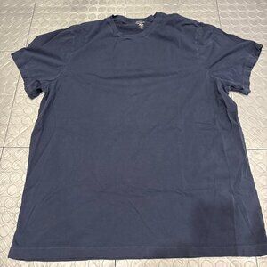 Share J Crew Classic Broken-In Cotton Crewneck Short Sleeve T-Shirt Navy Blue XL
